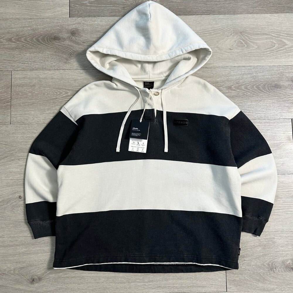 Sample BNWT Afends - Disorder - Women's Oversized Organic Cotton Hoodie - Small